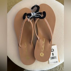 Caribbean Cartel Sandals Nude Size 9